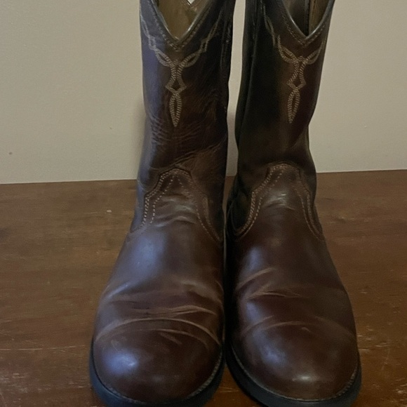 Ariat Leather Brown Boots Sz 10EE main image 4